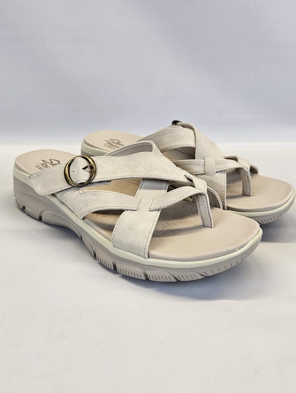 Skechers Easy Going Sandals Adjustable Vegan Sundown Womens 11